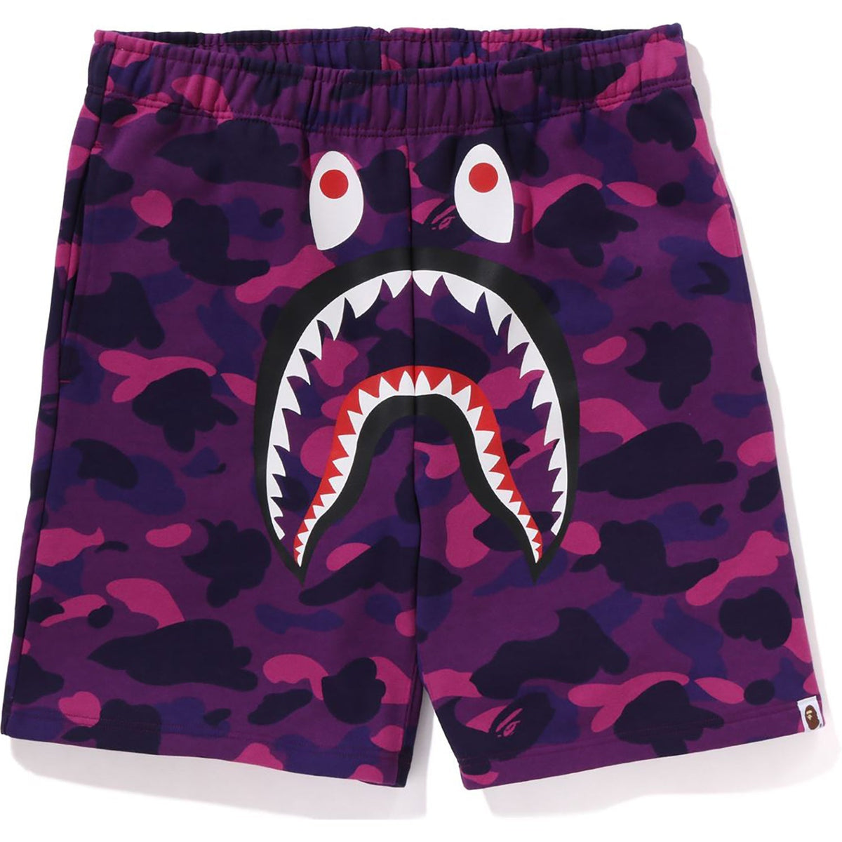 COLOR CAMO SHARK SWEAT SHORTS MENS