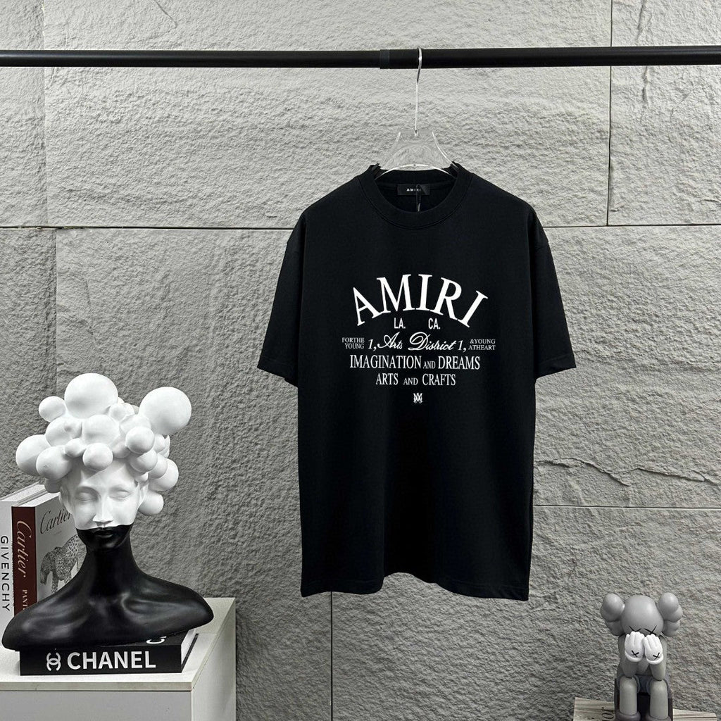 AMIRI LA Arts and Crafts Graphic Crew-Neck Short-Sleeve T-Shirt