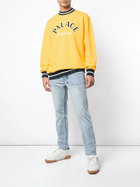Palace Couture "Yellow" crew neck sweatshirt