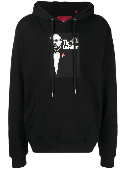 Mostly Heard Rarely Seen 8-Bit Mobstergraphic-print pullover hoodie