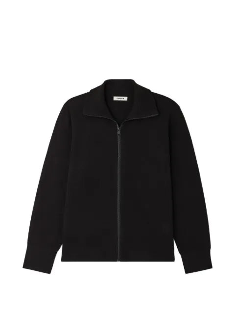 SANDRO zip-up wool cardigan