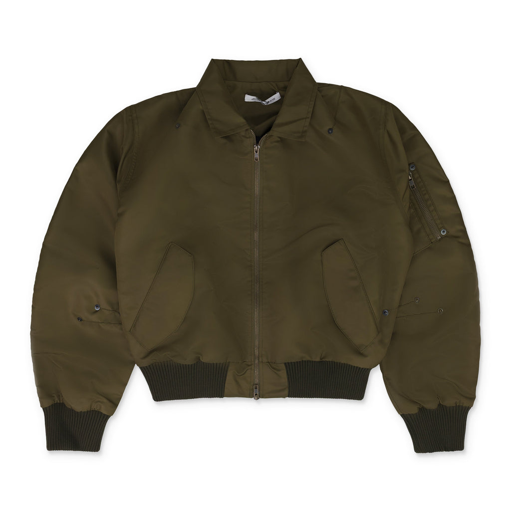 Green Elliott Aviator Bomber Jacket