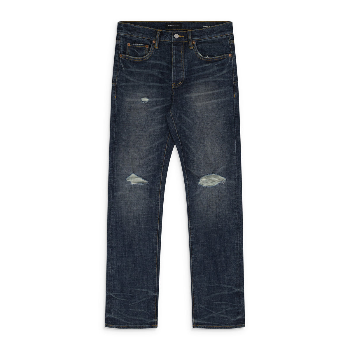 Blue Vintage Dark Indigo Aged Jeans