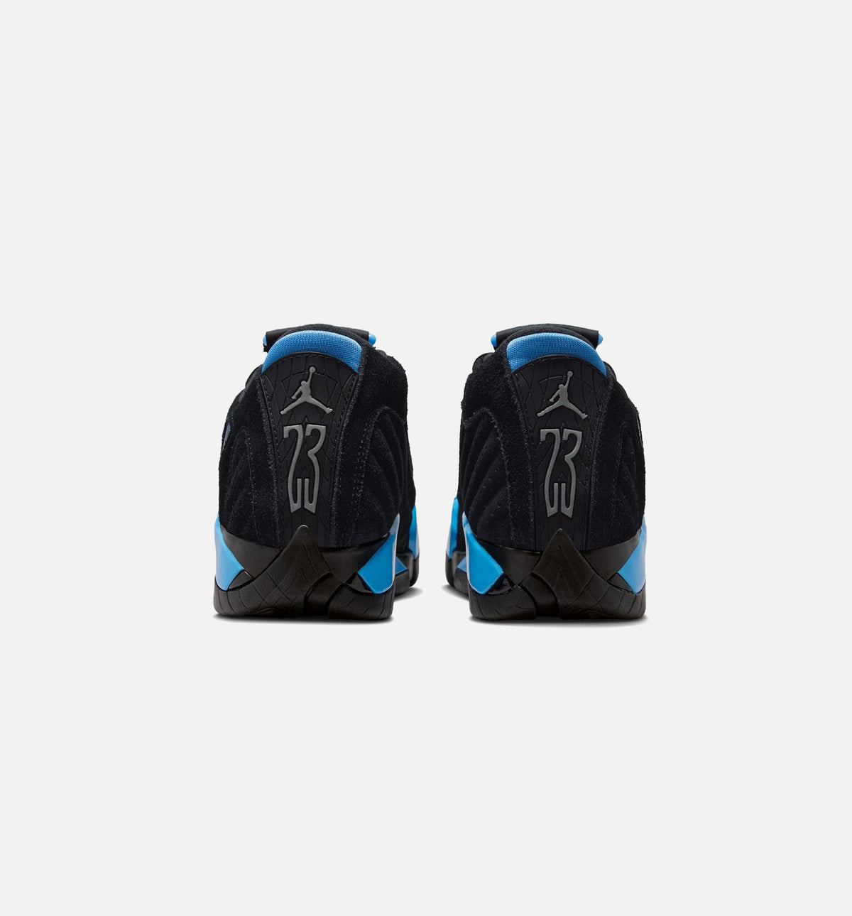 Air Jordan 14 Retro Black and University Blue | Grade School Lifestyle Shoe | Black/White/University Blue