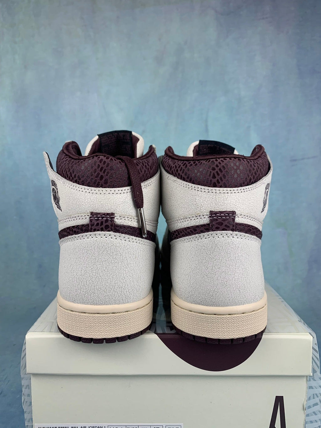 Air Jordan 1 High Cracked Snakeskin Unisex Sneakers DO7097-100