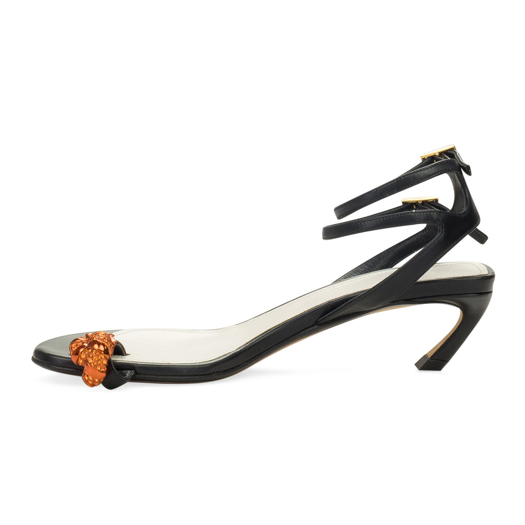 BLACK 45MM SWING SANDAL-MELODIE JEWEL PUMPS