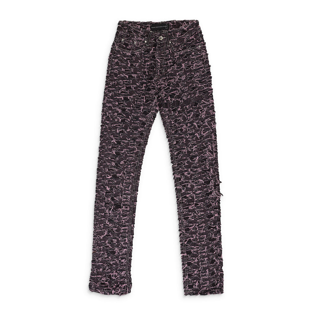 PINK HUSK STRAIGHT-FIT JEANS