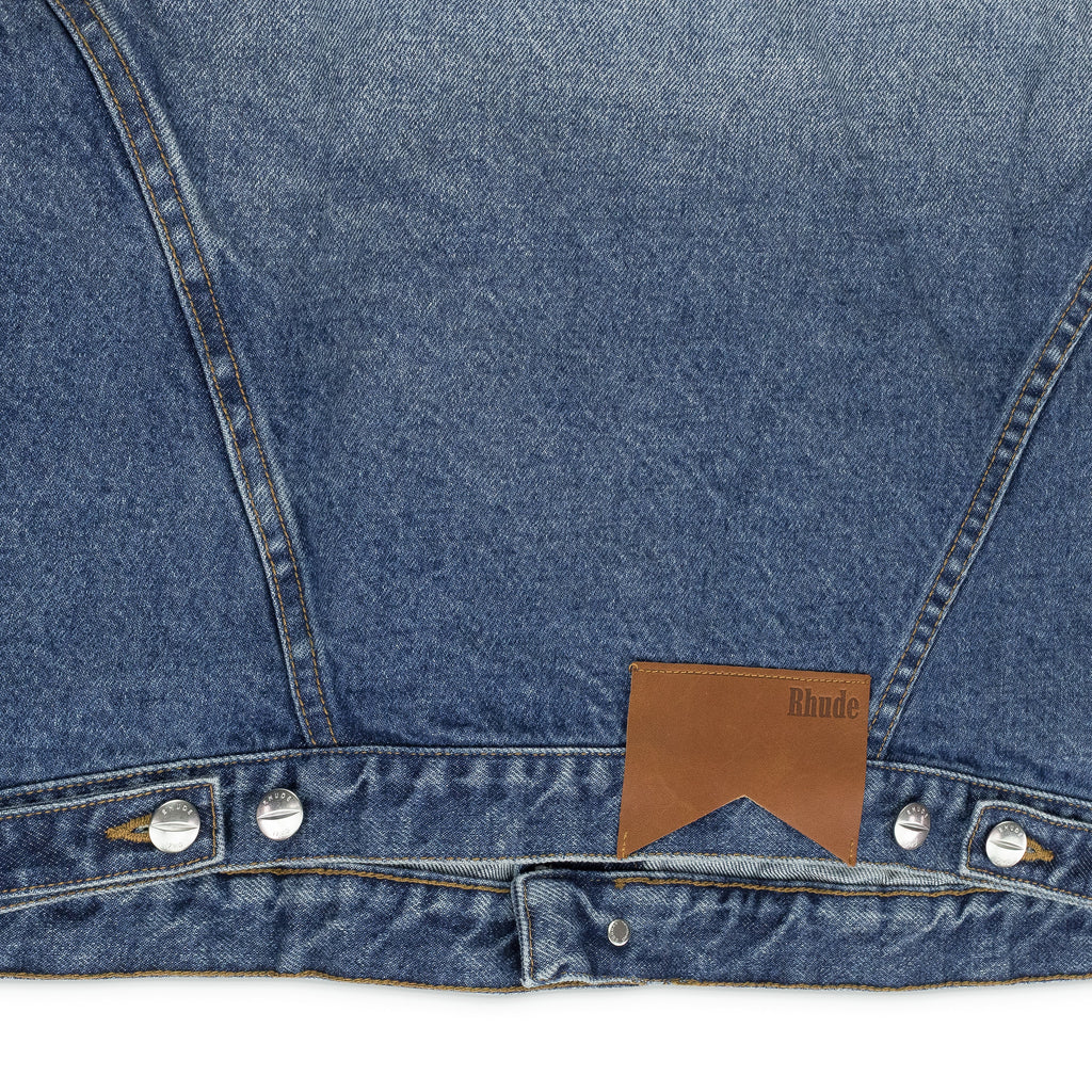 INDIGO OVERSIZED DENIM TRUCKER JACKET