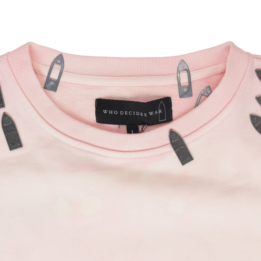 PINK HARDWARE CREWNECK SWEATSHIRT