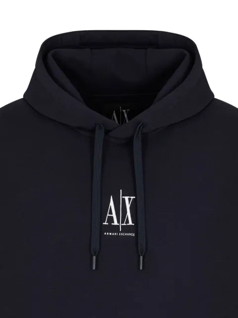 Armani Exchange logo-detail hoodie