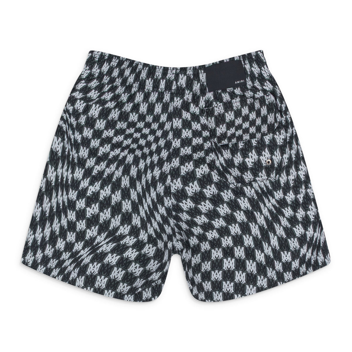 Black WAVY MA SWIM TRUNK