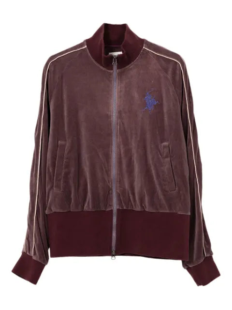 KAMIYA  embroidered-detail track jacket