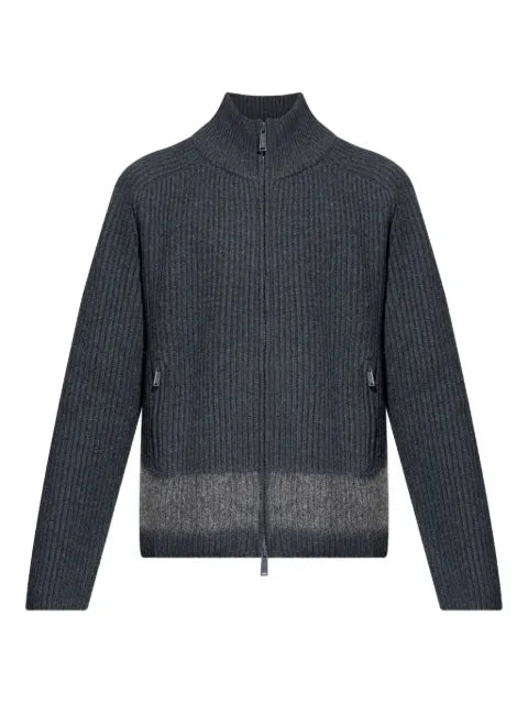 DSQUARED2 ribbed zip-up cardigan