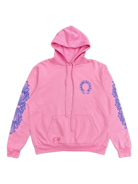 Chrome Hearts logo-print hoodie