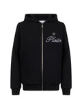 Philipp Plein logo-embroidered zip hoodie