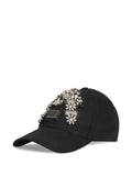 Dolce & Gabbana floral-appliqué baseball cap