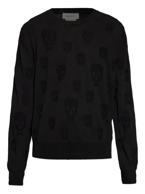 Alexander McQueen skull-pattern sweater