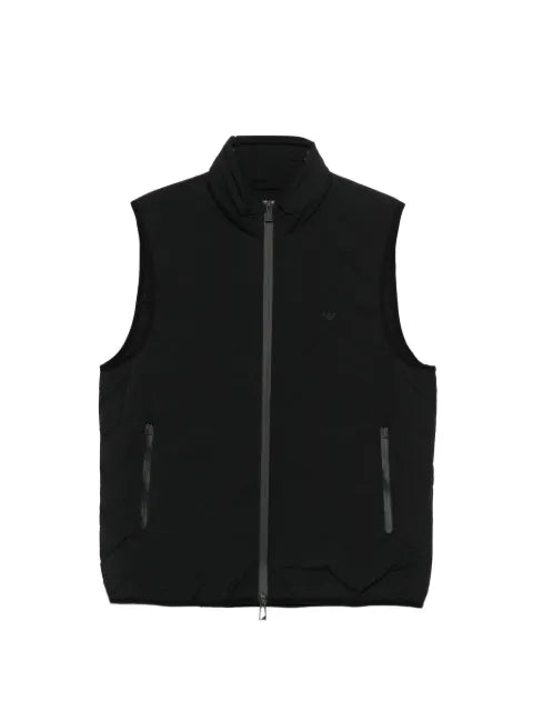 Emporio Armani nylon down chevron quilt gilet