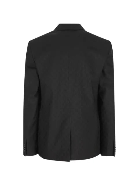 Gucci single-breasted GG blazer in wool