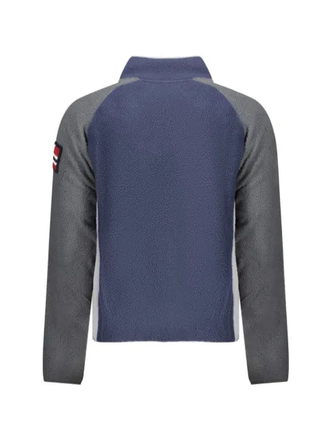 NORWAY 1963 colour-block fleece-texture sweatshirt