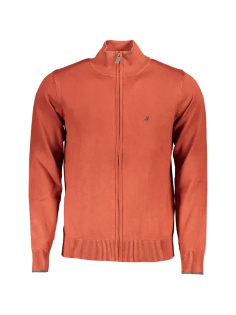 U.S. Grand embroidered zip-up cardigan