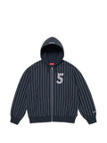 Supreme Devil S pinstriped hoodie