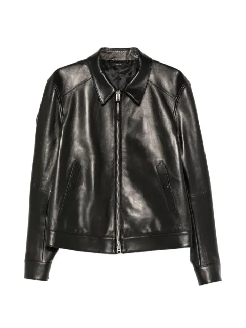 TOM FORD Nappa grain leather collar blouson