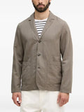Lindbergh notch-lapel patch-pocket blazer