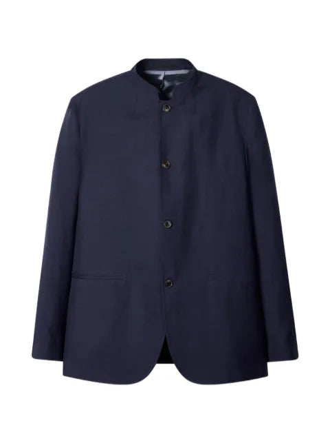 Paul Smith wool and linen-blend collarless jacket
