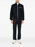 Moncler logo-patch zip-up jacket