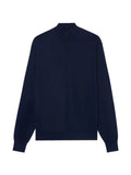 Brooks Brothers full-zip mock-neck sweater