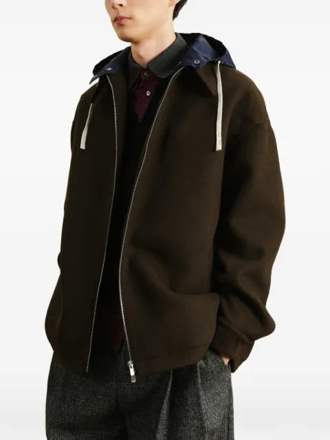 CROQUIS hooded relaxed-fit jacket