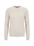 BOSS logo-embroidered crew-neck sweater