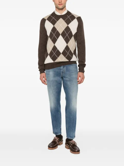 Fileria argyle-knit sweater