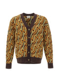 Drôle De Monsieur D Mirror Abstrait jacquard cardigan