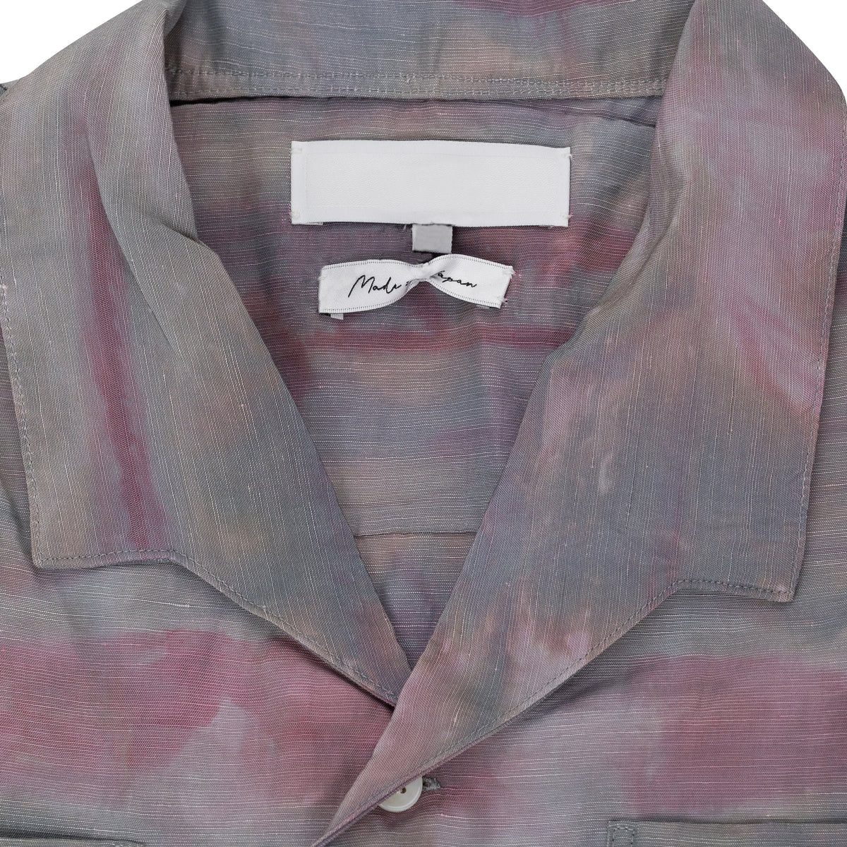 Dyed Italian Collar Shirt