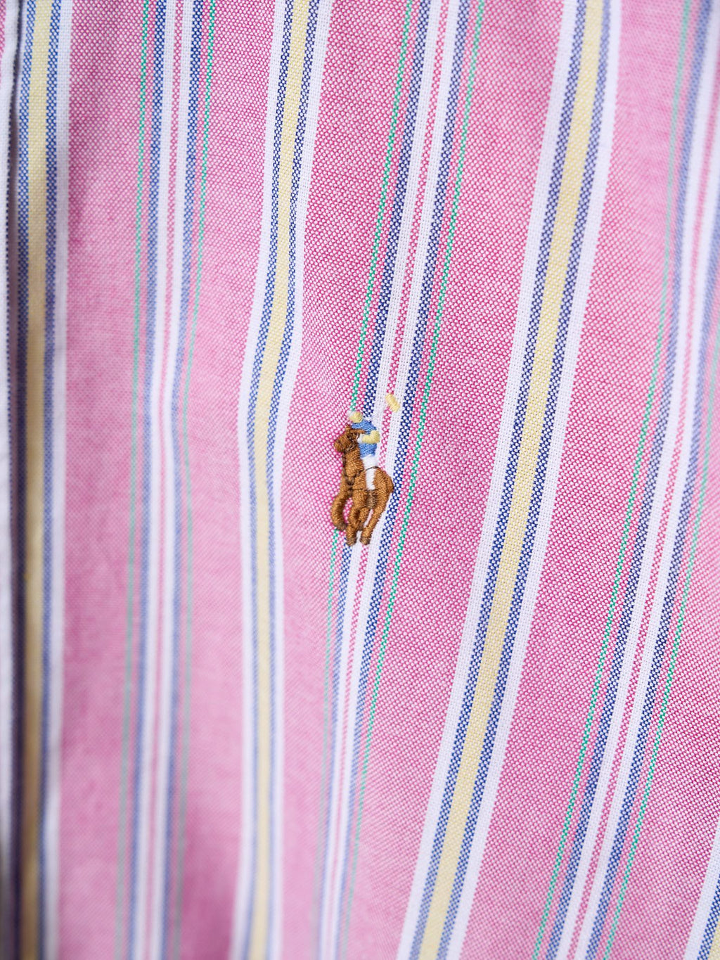 Ralph Lauren Men's Long‑Sleeve Vertical Striped Button‑Down Shirt
