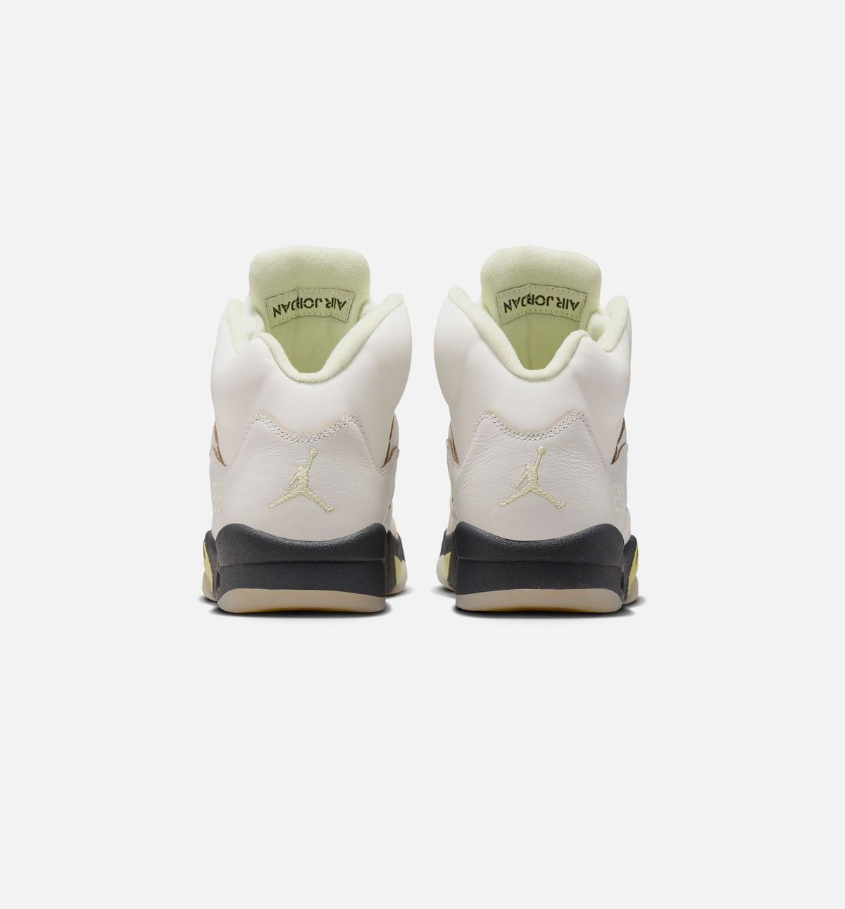 Air Jordan 5 Retro Sail & Luminous Green Women's Lifestyle Shoes - Sail/Luminous Green/Anthracite
