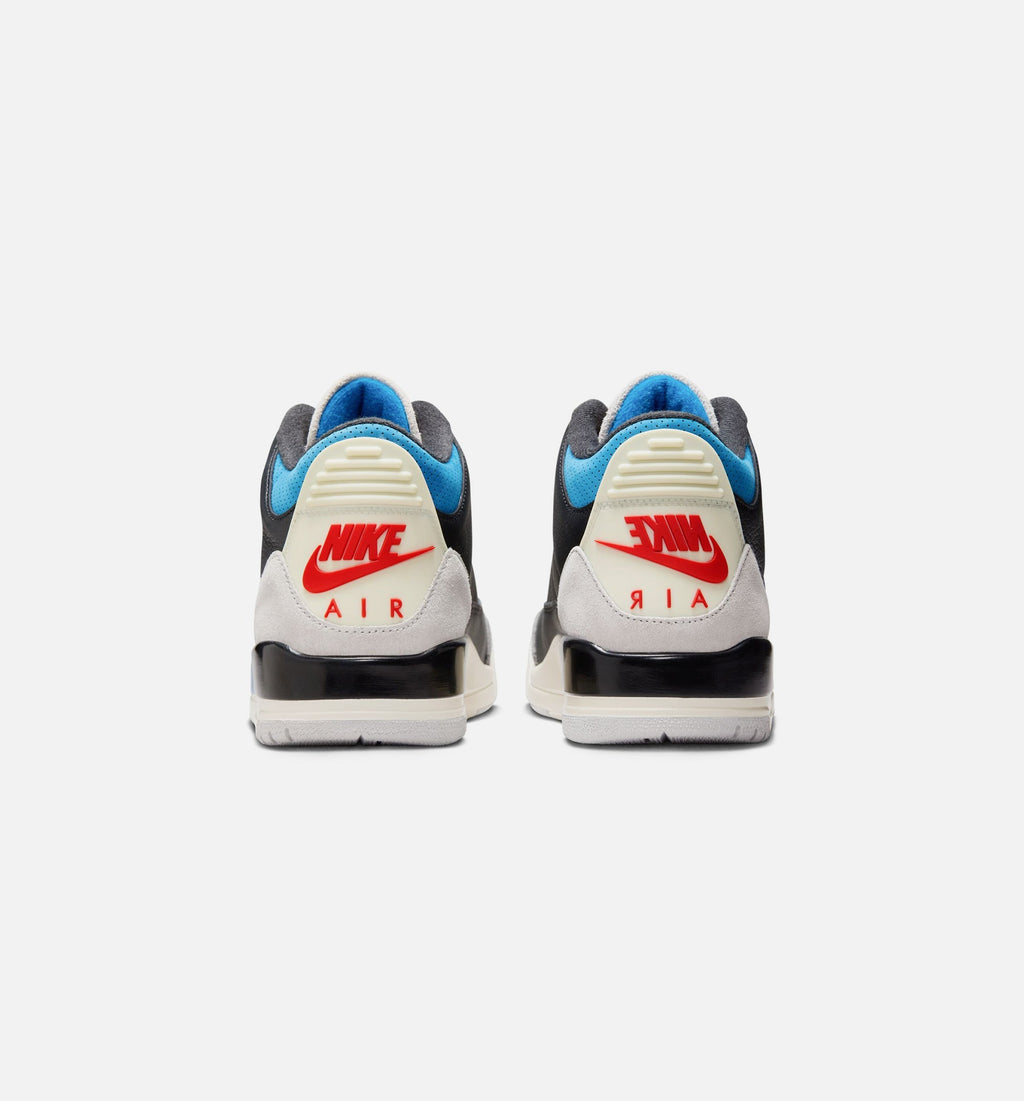 Air Jordan 3 Retro OG "Rare Air" Men's Shoe – Black/Chile Red/Neutral Grey