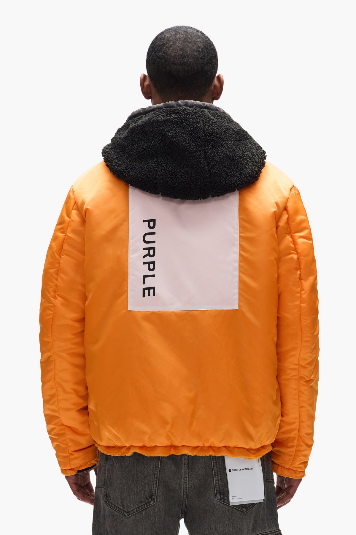 Purple X Alpha Industries Bomber