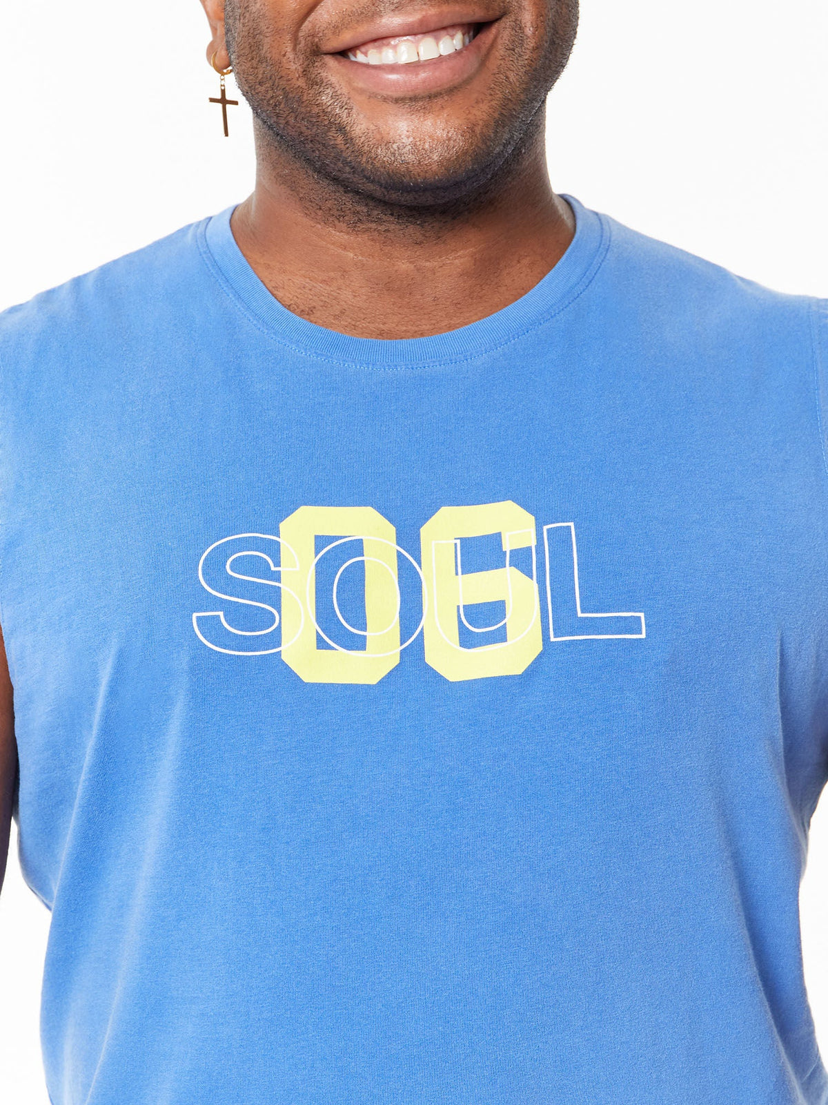 ALL SOULS MUSCLE TANK BLUE