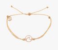 Rose Gold Wave Bracelet