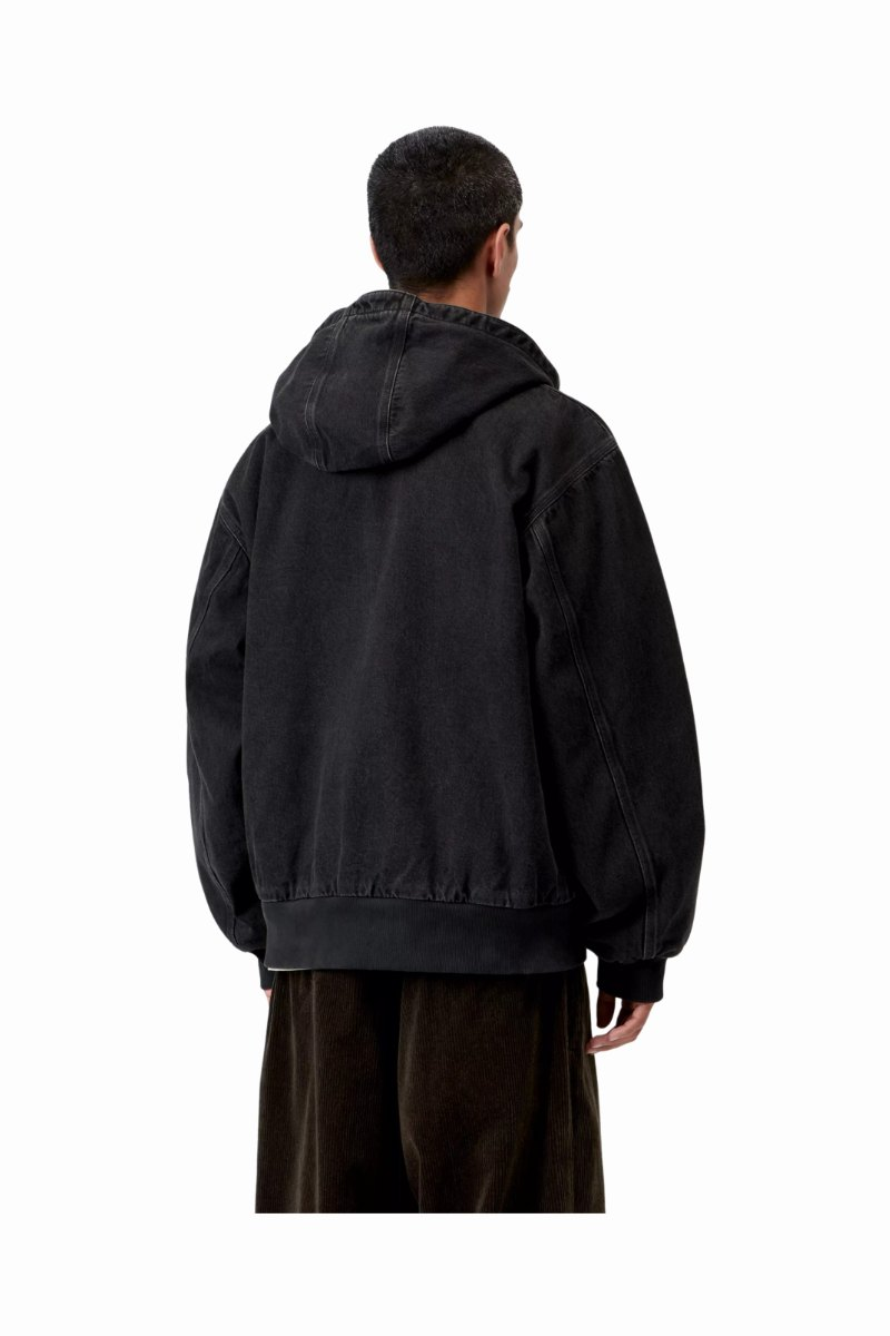 CARHARTT WIP OG ACTIVE JACKET Black Stone Washed