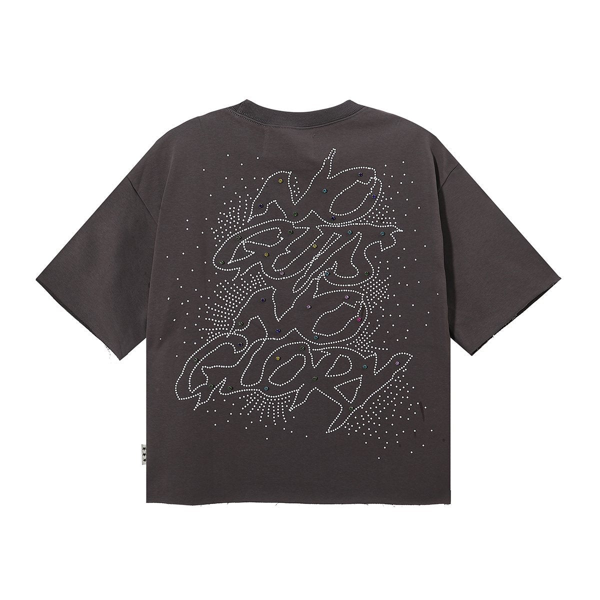 BKYS Revival No Gut No Glory Rhinestone Cropped T-Shirt
