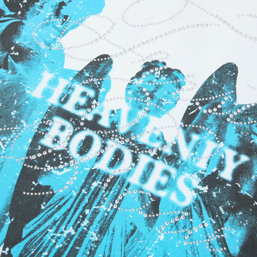 FIRST ROW Statues Rhinestone Graphic T-Shirt