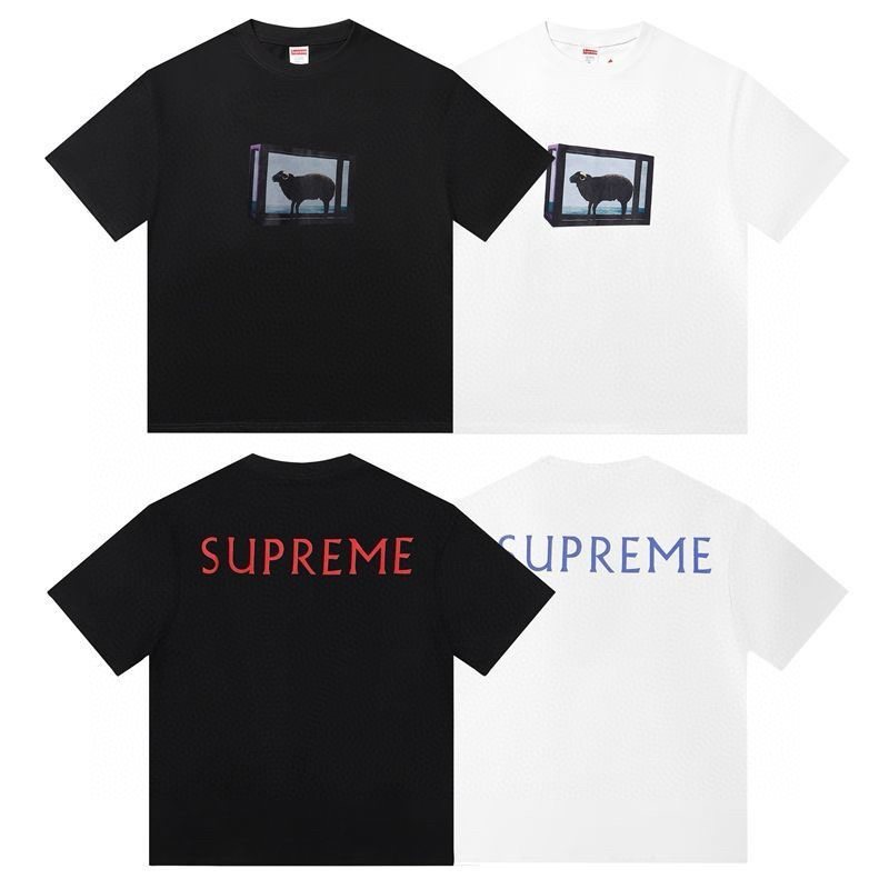 Supreme Sheep Graphic Short-Sleeve T-Shirt