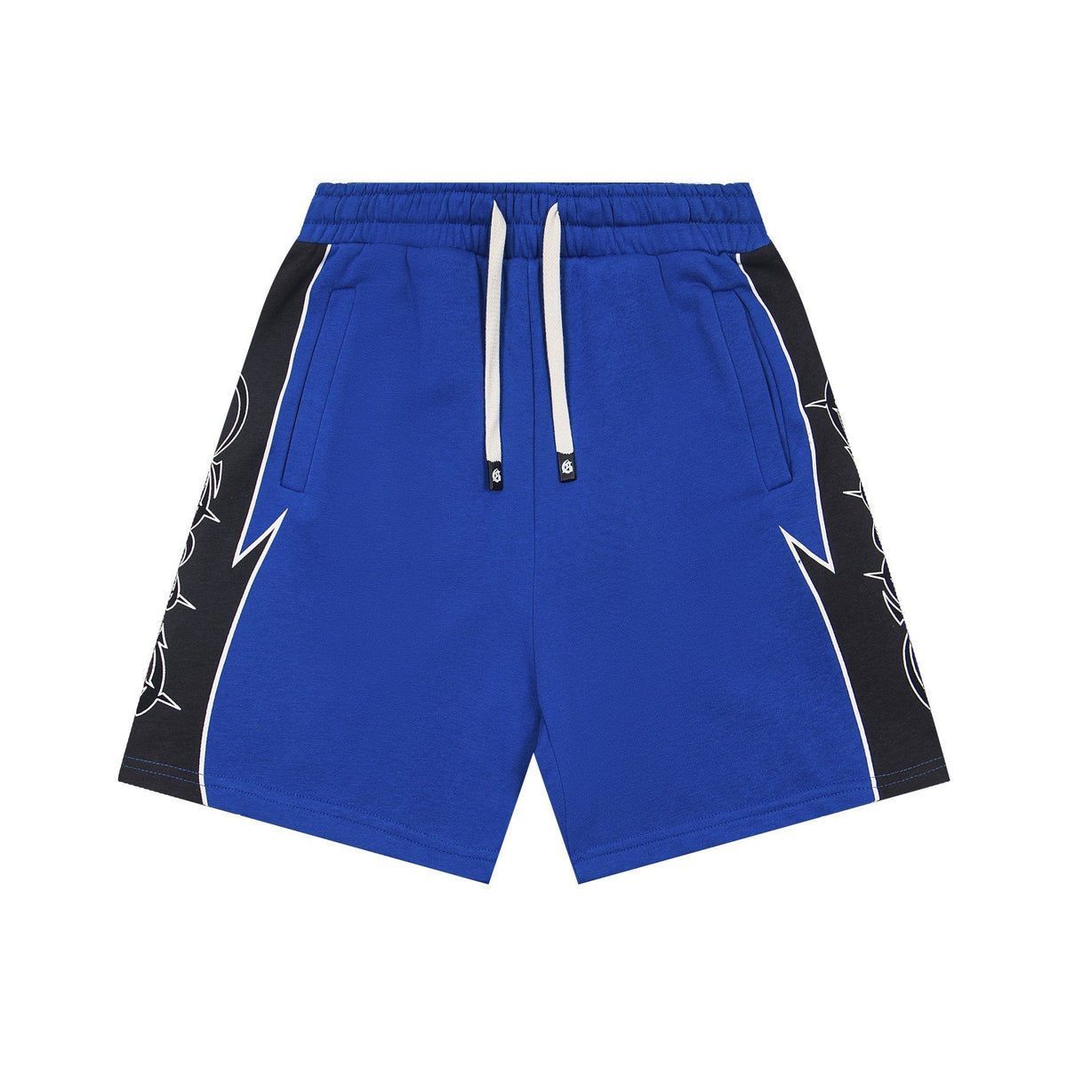 Godspeed Printed Side-Panel Drawstring Shorts