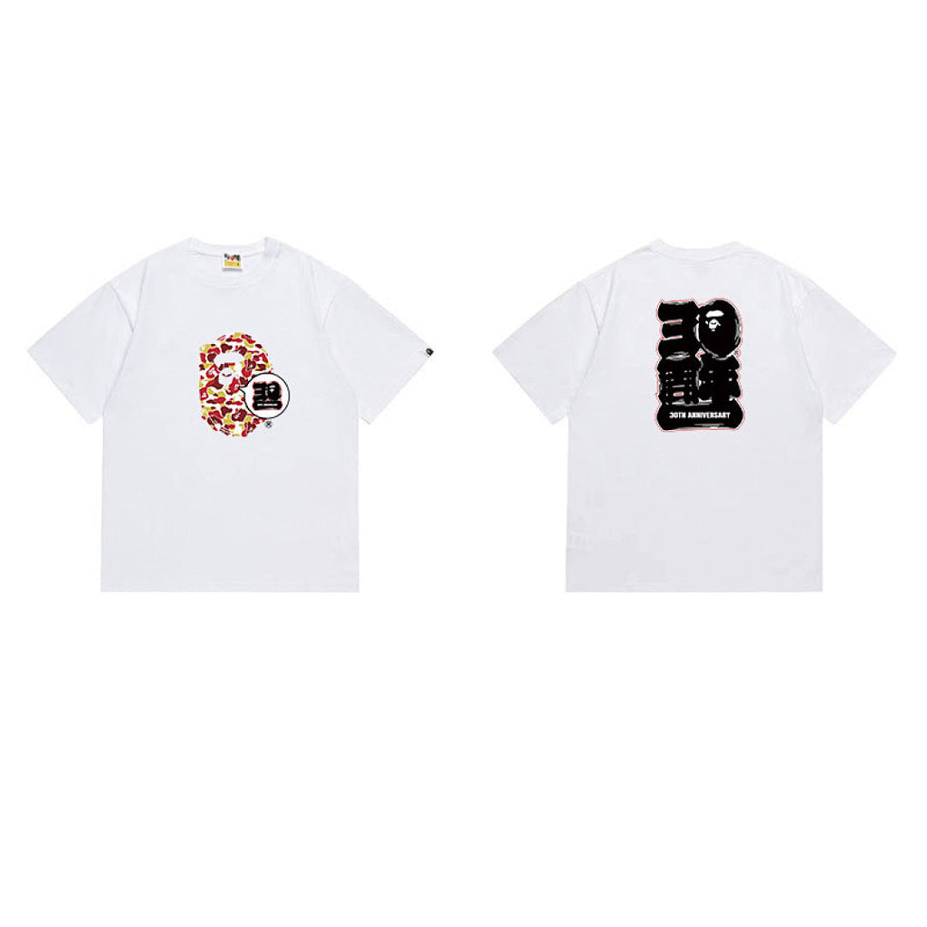 BAPE Ape Head Graphic Streetwear T-Shirt