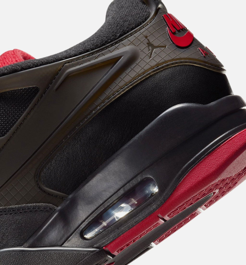 Air Jordan 4 RM Bred Men's Sneakers - Black Red
