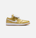 Air Jordan 1 Low Women's Shoes - Gold/White/Gum